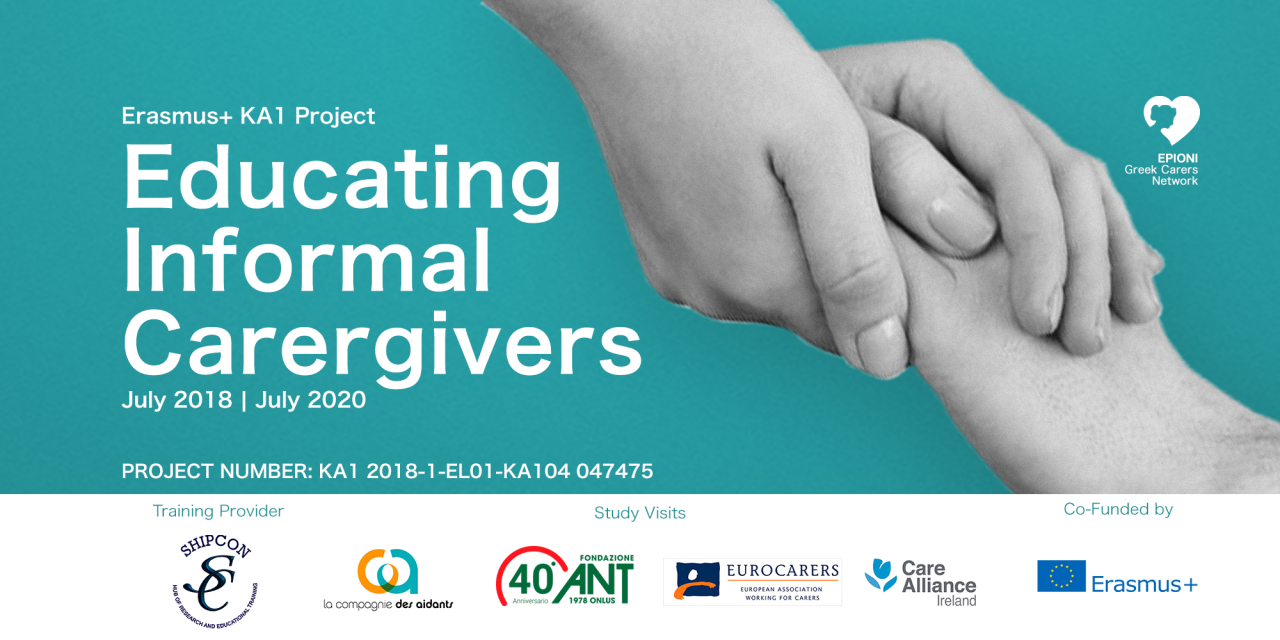 « Educating Informal Caregivers» – The new Erasmus+ KA1 project of EPIONI